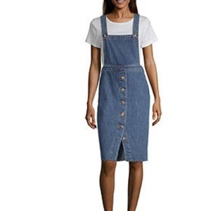 VANILLA STAR DENIM OVERALLS SKIRT SIZE 5